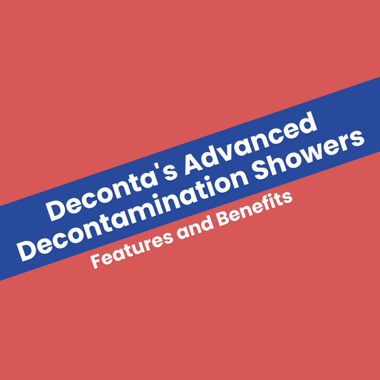 Featured image design for blog Deconta Premium Decontamination Showers in Australia.