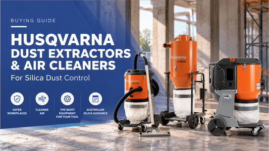 Husqvarna Dust Extractors & Air Cleaners: Buying Guide for Silica Dust Control