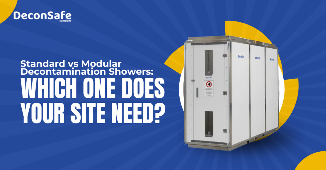 Standard vs Modular Decontamination Showers: Which One Does Your Site Need?