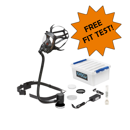 ZENITH 1 Full Face Mask KASCO Full Set (Large & Medium) Free Fit Test