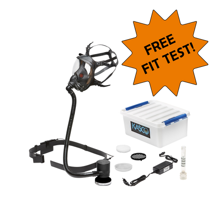 ZENITH 1 Full Face Mask KASCO Full Set (Large & Medium) Free Fit Test