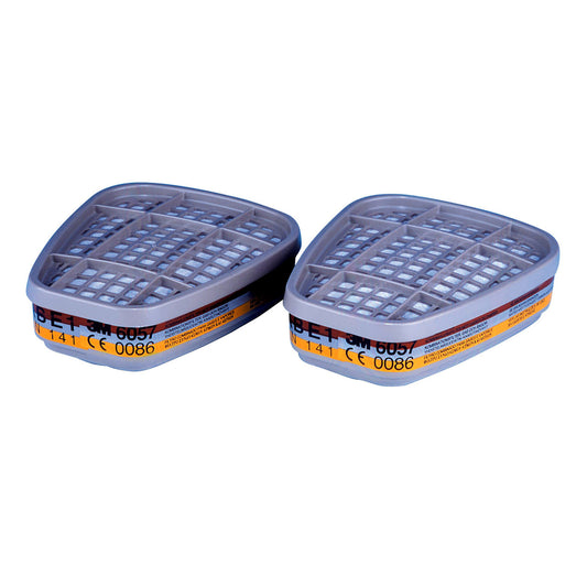3M™ 6057 ABE1 Organic Vapour/Acid Gas Filter Cartridge - pair