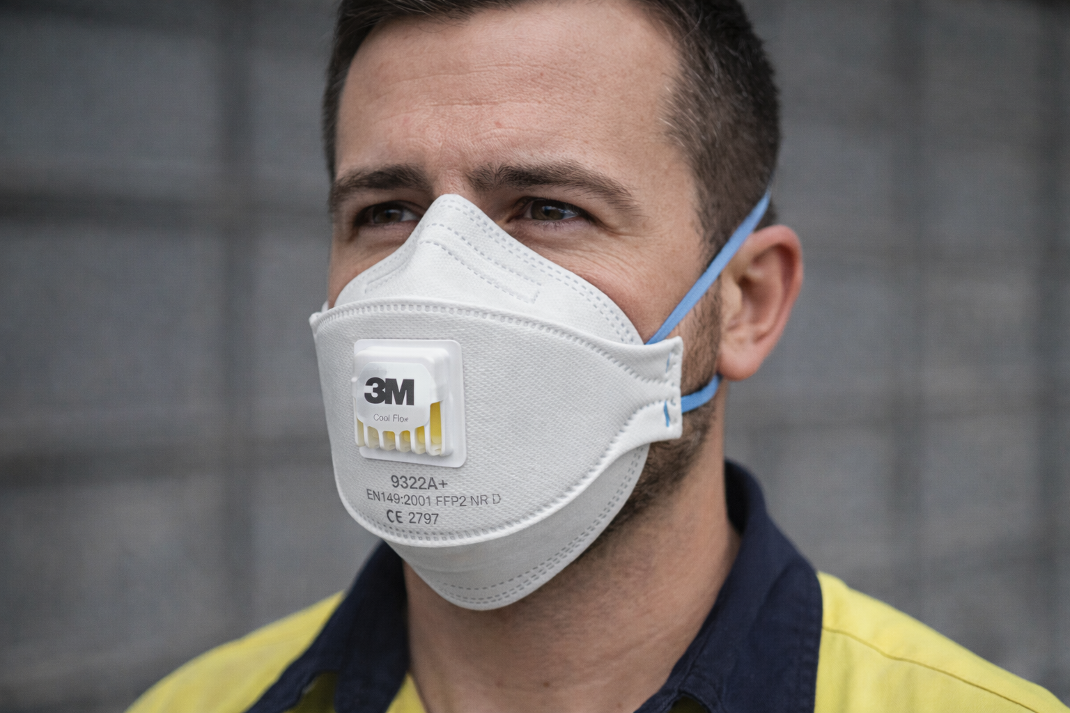 3M 9322A+ Aura P2 Respirator Mask With Valve
