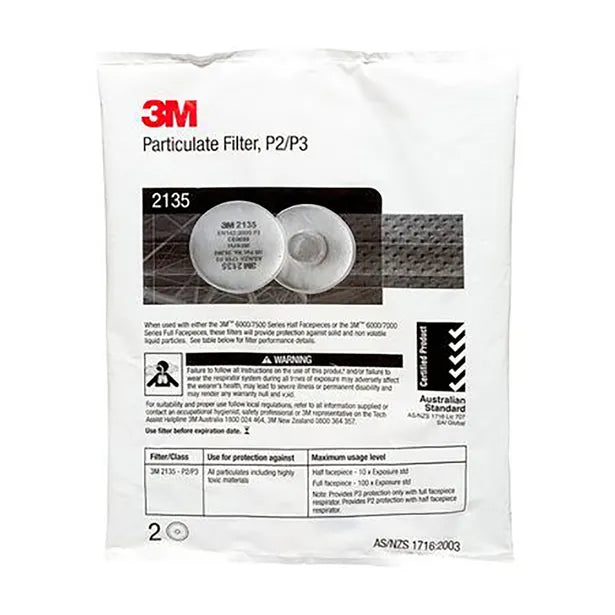 3M 2135 Filter Disc Particulate P2/P3 - Pair