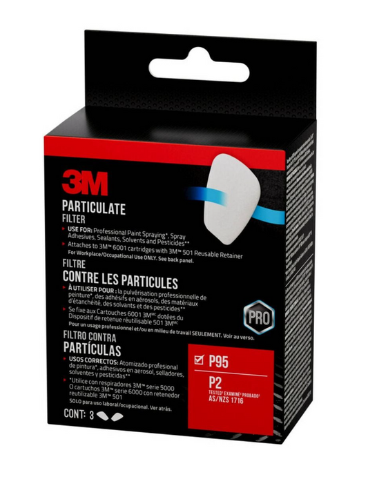 3M Performance Filter P95 P2 Particulate - 3 Pack