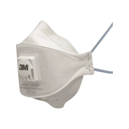 3M Aura 9322A+ P2 Flat Fold Respirator With Valve