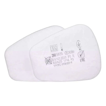 3M 5935 P3 Particulate Filters Suit Half & Full Face Masks