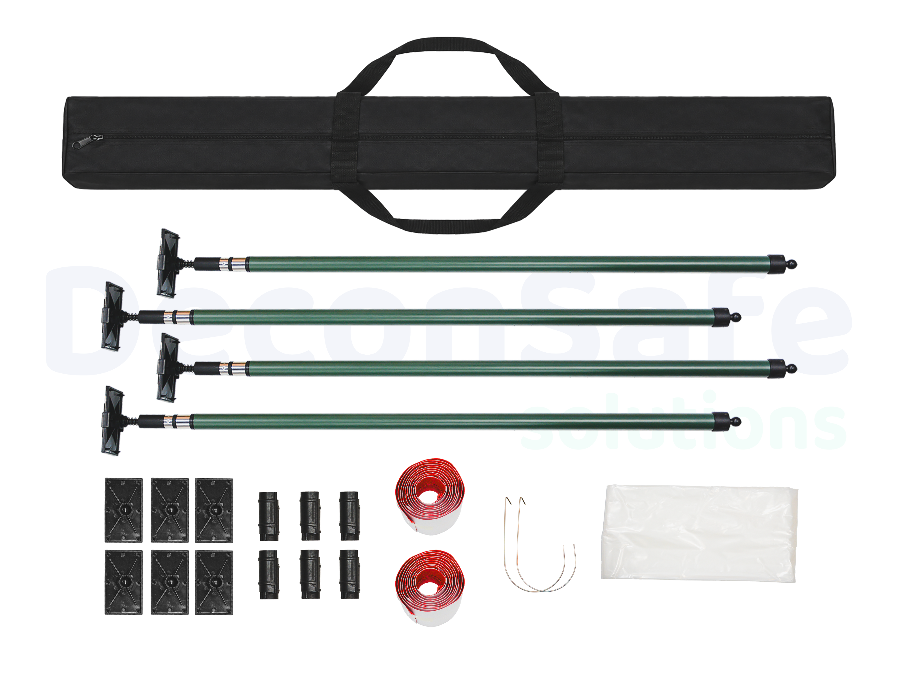 DeconSafe Dust Shield Kit – 4 Pole Containment System