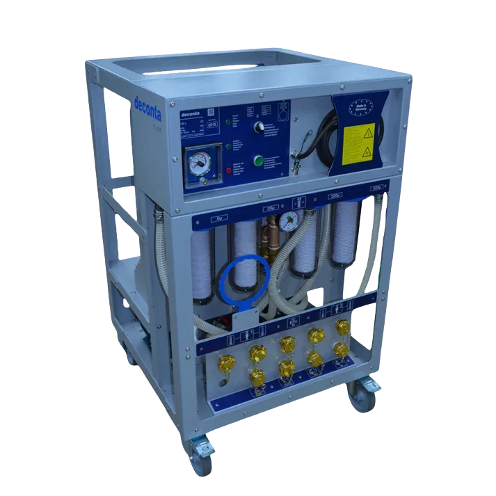 Water treatment boiler system C130L for water heating, pumping and filtration.