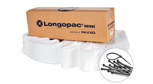 Longopac® Mini Mega-Strong Continuous Dust Bag – 66 Micron, 4 × 20m