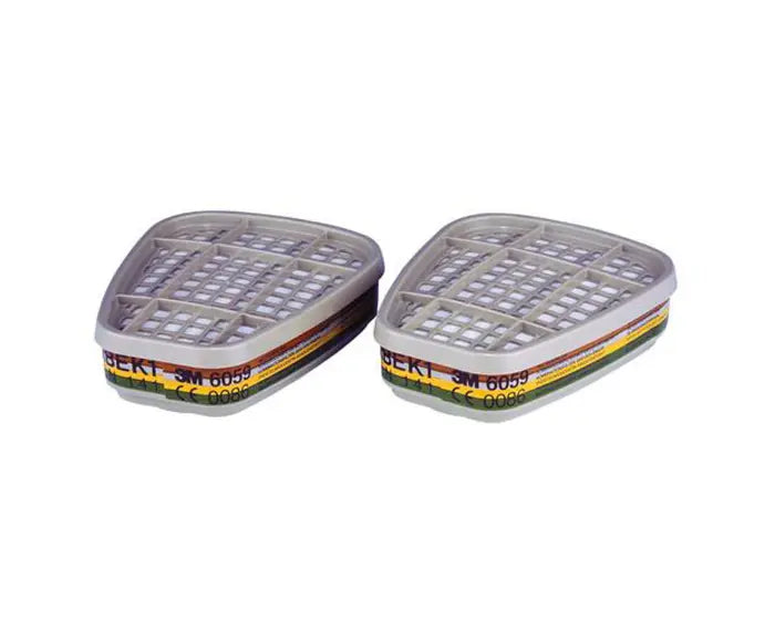 3M™ 6059 Multi Gas/Vapour A1B1E1K1 Cartridge Filter - One Pair