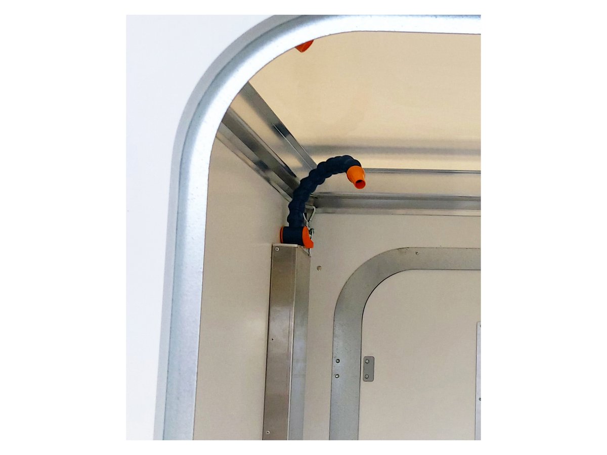 Air Shower – High-Velocity Dust Decontamination System