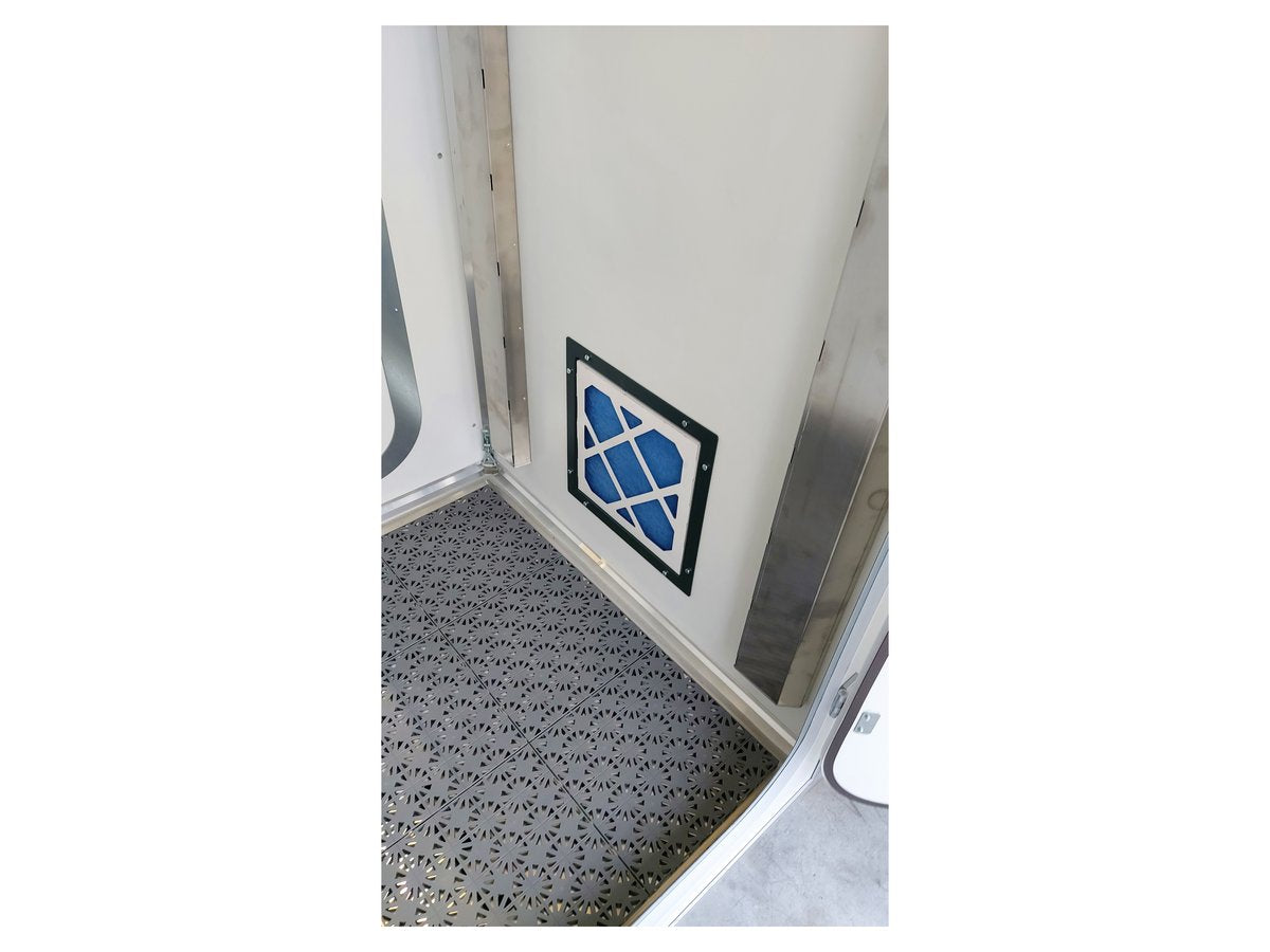 Air Shower – High-Velocity Dust Decontamination System