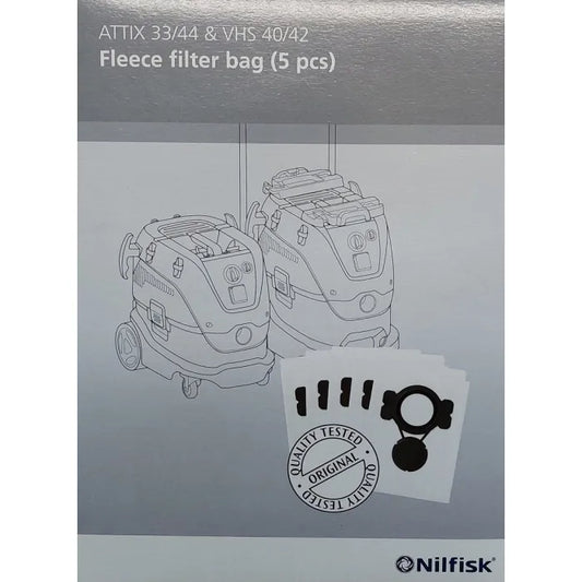 Nilfisk VHS 42 - Fleece Filter Bag (5 pack)