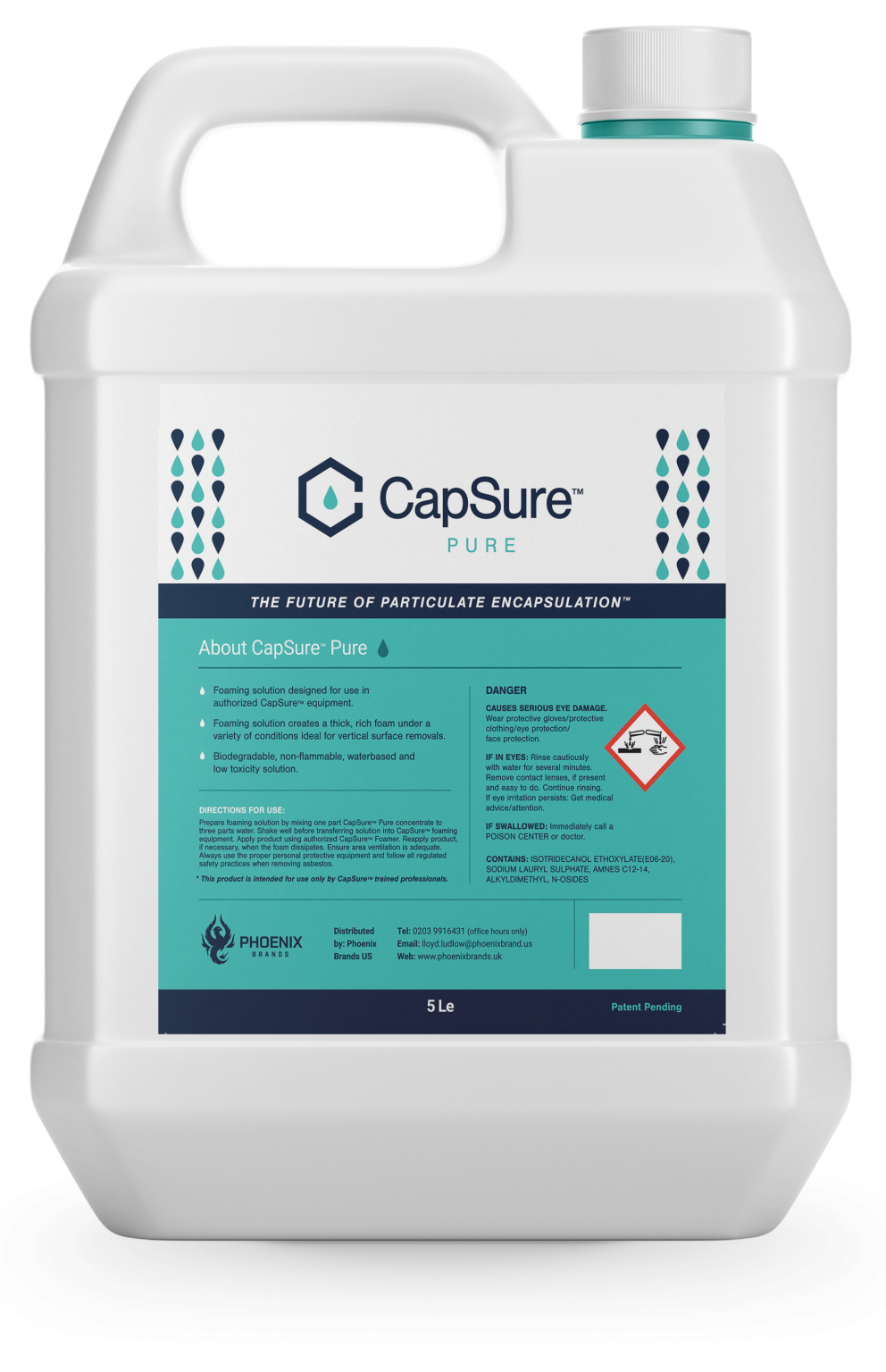 CapSure™ Pure: Biodegradable Fibre Suppressant & Coating Remover