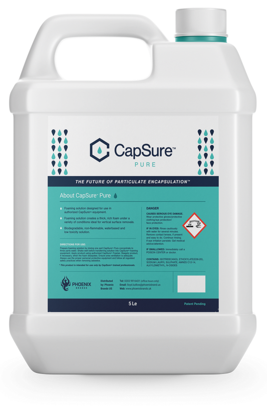 CapSure™ Pure: Biodegradable Fibre Suppressant & Coating Remover