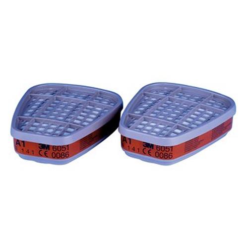 3M™ 6051 Organic Vapour A1 Cartridge Filter (Pair)