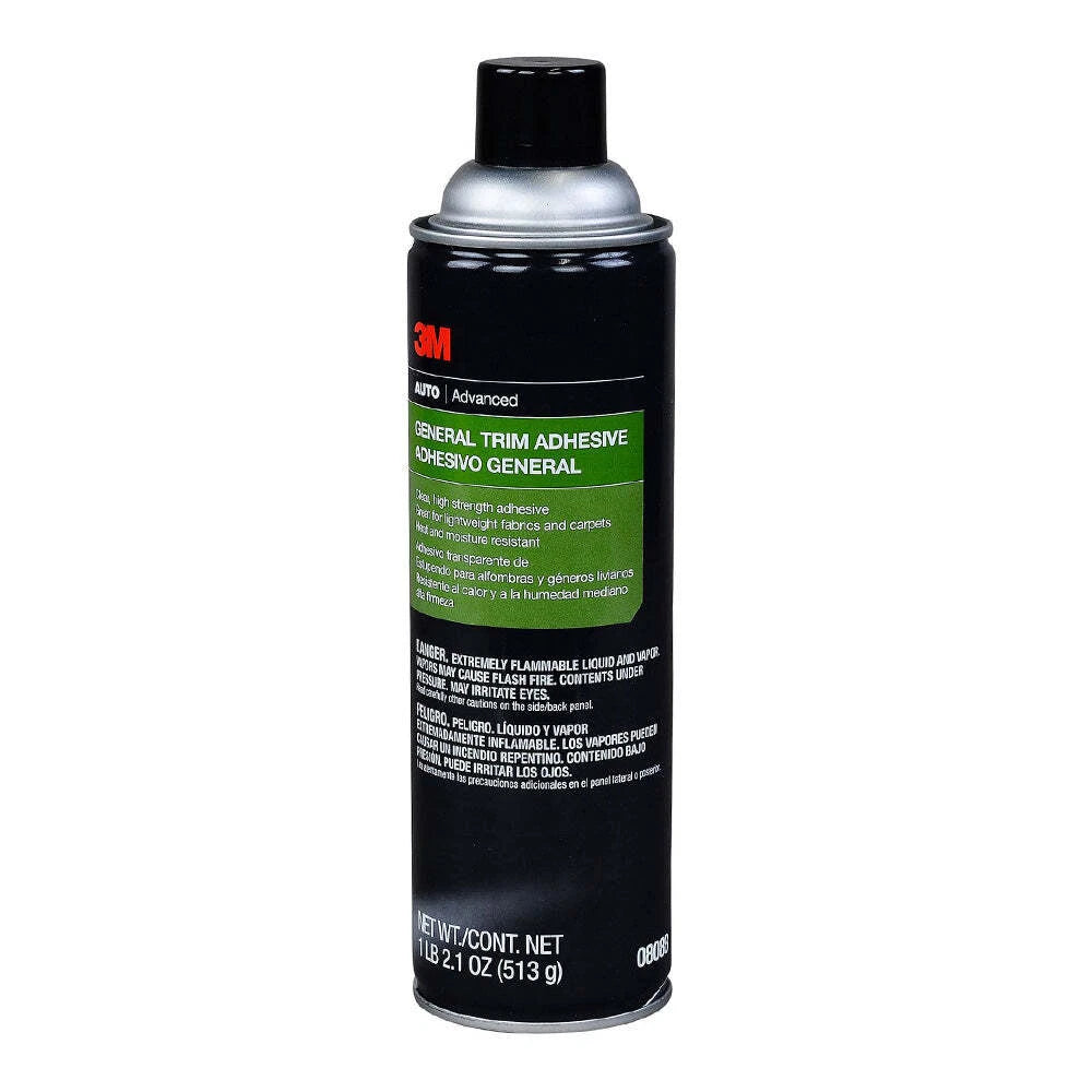 3M 08088 General Trim Adhesive 513g spray can for automotive and heavy-duty trimming.
